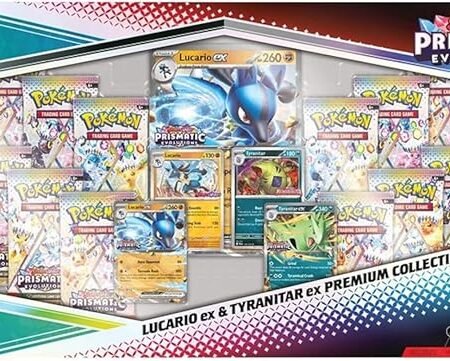 Lucario ex & Tyranitar ex Premium Collection Prismatic Evolution